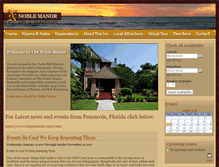 Tablet Screenshot of noblemanor.com